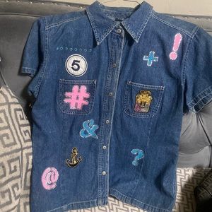 Gap custom denim shirt